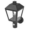 LED kerti fali lámpa szürkületérzékelővel, 19,8 x 15 x 29,8 cm, 1 x E27, 15 W (ZGB040P)