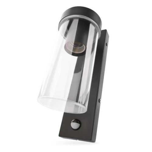 LED kerti fali lámpa szürkületérzékelővel, 12,8 x 8 x 27 cm, 1 x E27, 15 W (ZGC040P)