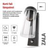 LED kerti fali lámpa szürkületérzékelővel, 12,8 x 8 x 27 cm, 1 x E27, 15 W (ZGC040P)