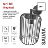 LED kerti fali lámpa, 20,8 x 16 x 28,5 cm, 1 x E27, 15 W (ZGD010P)