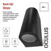 LED kerti fali lámpa, 8,8 x 6,7 x 15,3 cm, 2 x GU10, 35 W (ZGF020P)