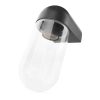 Emos ZGG010P CASSIA LED kerti fali lámpa, E27 foglalat, max.15Watt, 12.6 ×9.5 ×22.2cm, IP44, antracit