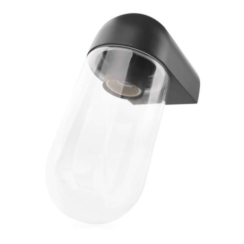 Emos ZGG010P CASSIA LED kerti fali lámpa, E27 foglalat, max.15Watt, 12.6 ×9.5 ×22.2cm, IP44, antracit