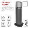 LED kerti oszloplámpa, 15,3 x 13,3 x 45 cm, 1 x E27, 25 W (ZGL0A0P)