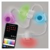 Emos ZIW154R GoSmart LED reflektor - 85 cm-es lánc, 4 rész, 7 W, RGBIC+CCT, dimmelhető, WiFi 