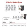 Emos ZIW154R GoSmart LED reflektor - 85 cm-es lánc, 4 rész, 7 W, RGBIC+CCT, dimmelhető, WiFi 