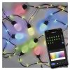 Emos ZIW17FR GoSmart LED fényfüzér – 15× parti izzók, 15 m, kültéri és beltéri, RGBIC WiFi 