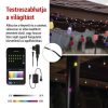 Emos ZIW17FR GoSmart LED fényfüzér – 15× parti izzók, 15 m, kültéri és beltéri, RGBIC WiFi 