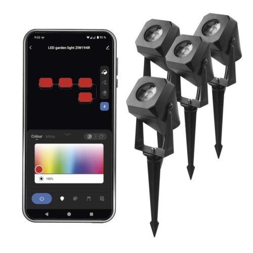 GOSMART kültéri spotlámpák induló szett 4 db (ZIW194R)