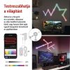 Emos ZIW249R GoSmart LED lámpatest Lines fehér, 9 részből álló, 34 W, RGBIC dimmelhető, WiFi 