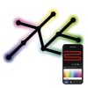 Emos ZIW269R GoSmart LED-es lámpatest Lines fekete, 9 részből álló, 34 W, RGBIC dimmelhető, WiFi 