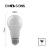 Emos ZL4206 75 W / 1 060 lm / meleg fehér / dimmelhető  LED izzó Classic A60 / E27 / 10,5 W 