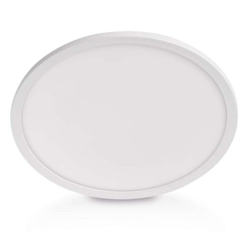 LED felületi lámpatest FLORI kerek, fehér, 18W, semleges fehér (ZM1400)