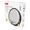 LED felületi lámpatest RORI kerek, fekete, 17W, CCT (ZM4401)