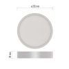 Emos ZM5145 mennyezetre szerelhető LED lámpa, kerek, 22.5cm, 21/120W, 1900lm, IP20, semleges fehér