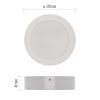 Emos ZM5442 RUBIC mennyezetre szerelhető LED lámpa, 18 W, 1500 lumen, 224mm, IP20, természetes fehér