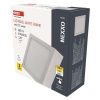 Emos ZM6123 NEXXO LED mennyezeti lámpa, négyzet, 12x4cm, 7.6/50W, 680lm, IP40, meleg/semleges fehér