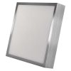 Emos ZM6243 NEXXO LED mennyezeti lámpa, négyzet, 22x4cm, 21/120W, 1900lm, IP40, meleg/semleges fehér, ezüst