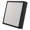 Emos ZM6343 NEXXO LED mennyezeti lámpa, négyzet, 22x4cm, 21/120W, 1900lm, IP40, meleg/semleges fehér, fekete