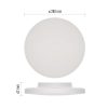 LED felületi lámpatest DIONI kerek, fehér, 15W, CCT (ZM7150)