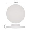 LED felületi lámpatest DIONI kerek, fehér, 18W, CCT (ZM7151)