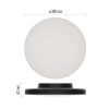 LED-es felületi lámpatest DIONI kerek, fekete, 15W, változtatható CCT-vel (ZM7153)