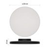 LED-es felületi lámpatest DIONI kerek, fekete, 18W, változtatható CCT-vel (ZM7154)