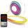 Emos ZPW313I GoSmart Rugalmas LED szalag NEON fehér, 3 m, 24 W, RGBIC dimmelhető, WiFi 