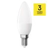Emos ZQ3E43 LED gyertya izzó, Classic, E14, 6.5W/60W, 806 lm, természetes fehér