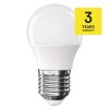 Emos ZQ6E43 60 W / 806 lm / Természetes fehér  LED izzó Classic Mini Globe / E27 / 6,5 W 