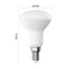 Emos ZQ7E23 40 W / 470 lm / Természetes fehér  LED izzó Classic R50 / E14 / 4,2 W 