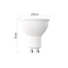 Emos ZQ8155D 60 W / 800 lm / meleg fehér / dimmelhető  LED izzó Classic MR16 / GU10 / 7 W 