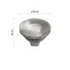Emos ZQ8434 31 W / 380 lm / természetes fehér  LED izzó Classic MR16 / GU5,3 / 4,5 W 