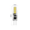Emos ZQ8620.2 21 W / 200 lm / meleg fehér LED izzó Classic JC / G4 / 1,9 W (2 darabos kiszerelésben rendelhető, az ár darabonként értendő)