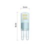 Emos ZQ9527 22 W / 210 lm / természetes fehér  LED izzó Classic JC / G9 / 1,9 W 