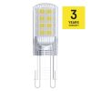 Emos ZQ9535 32 W / 350 lm / meleg fehér  LED izzó Classic JC / G9 / 2,5 W 