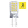 Emos ZQ9544 Classic LED izzó G9/JC 4W/40W, 470lumen, meleg fehér