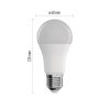 Emos ZQW515R GoSmart LED izzó, E27, A60, 11W, 1050lumen,RGB, dimmerelhető, Wi-Fi