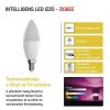 Emos ZQZ322R GoSmart LED gyerty izzó, E14, 4,8/40Watt, 470lumen, RGB, dimmerelhető, Zigbee