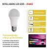 Emos ZQZ514R GoSmart LED izzó, E27, A60, 9W, 806lumen, RGB, dimmerelhető, Zigbee