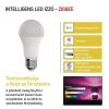 Emos ZQZ515R GoSmart LED izzó, E27, A60, 11W, 1050lumen,RGB, dimmerelhető, Zigbee