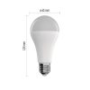 Emos ZQZ516R GoSmart LED izzó, E27, A60, 14W, 1400lumen,RGB, dimmerelhető, Zigbee