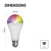 Emos ZQZ516R GoSmart LED izzó, E27, A60, 14W, 1400lumen,RGB, dimmerelhető, Zigbee