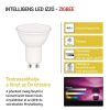 Emos ZQZ832R Gosmart GU10 izzó, MR16, 4,8/35Watt, 400lumen, RGB, dimmerelhető, Zigbee