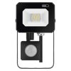 Emos ZS2313 SIMPO mozgásérzékelős LED reflektor, 10W, 1000lm, természetes fehér, fekete