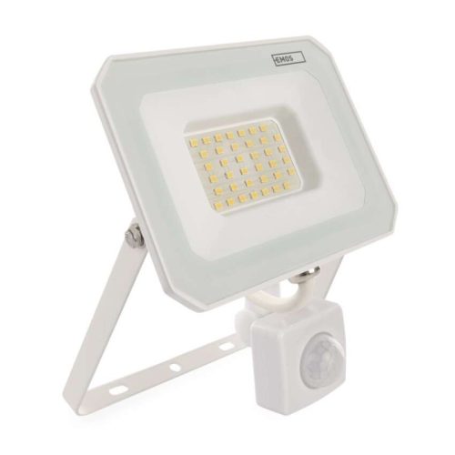 Emos ZS2333W SIMPO mozgásérzékelős LED reflektor 30W, 3000lm, fekete, természetes fehér, fehér