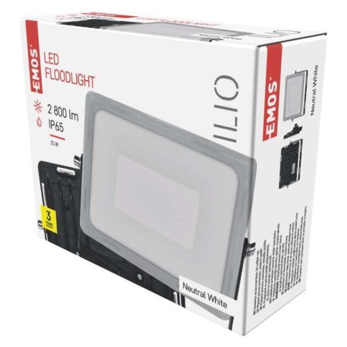 Emos ZS2530 Ilio LED reflektor 31W 2800 lm, IP65, természetes fehér