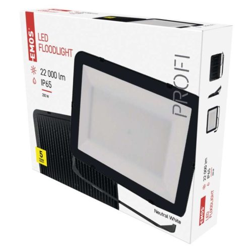 Emos ZS2672 INOVO LED reflektor 200 W 22000 lm, IP65, természetes fehér