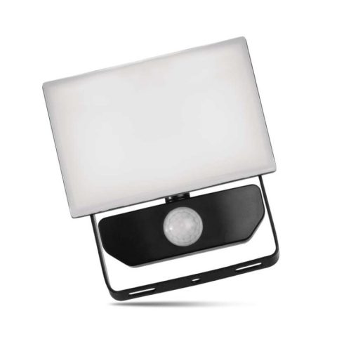 LED-es reflektor TAMBO mozgásérzékelővel, 10 W, 1000 lm, fekete (ZS2912)
