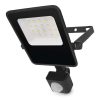 EMOS ZS2913 VISIO mozgásérzékelős LED reflektor 10W, 1500lm, fekete, természetes fehér
